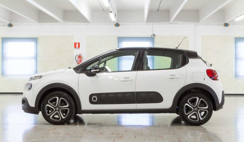 Citroen C3 Shine Bianca Tetto Nero km0 Profilo
