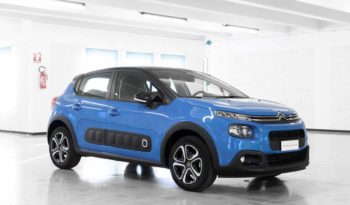 Citroen C3 Shine Blu Tetto Nero Km0 Lato