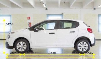 Citroen C3 Van Feel Bianco Km0 Profilo