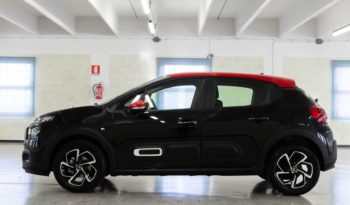 Citroen C3 Restyling Shine Nero Tetto Rosso Km0 Profilo